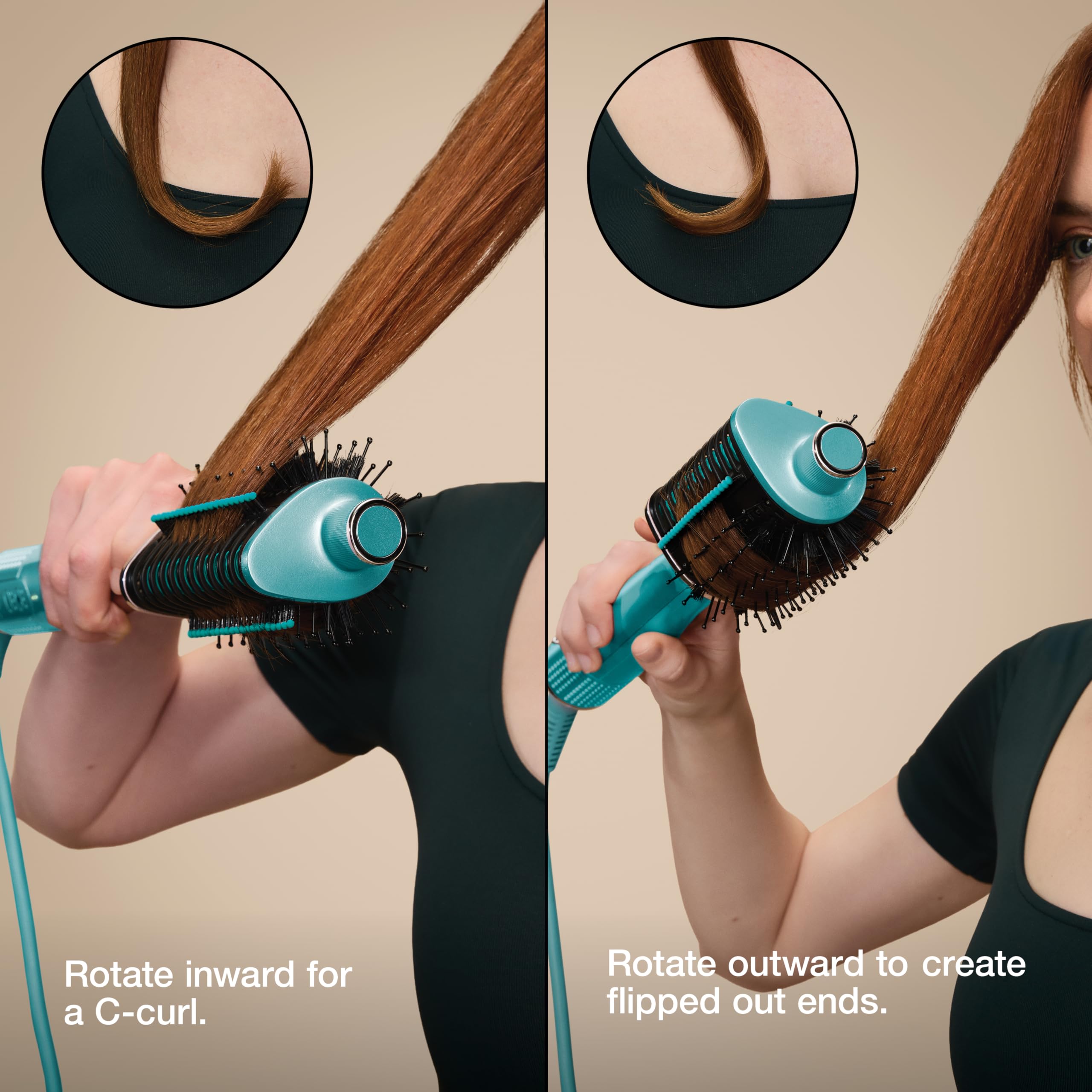 Shark Glossi wet-dry mode supports wet-to-dry styling options