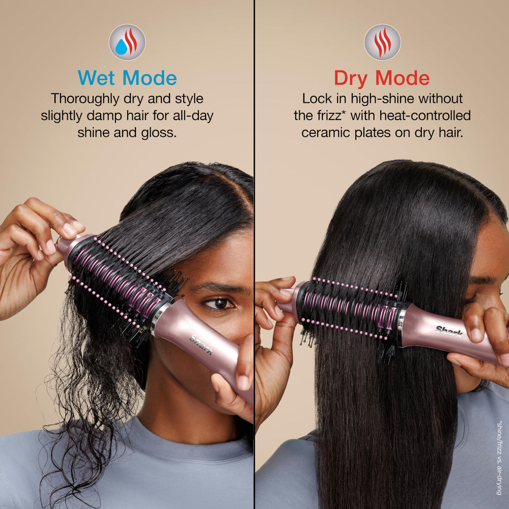 Shark Glossi volume-boosting tips help lift from the scalp.