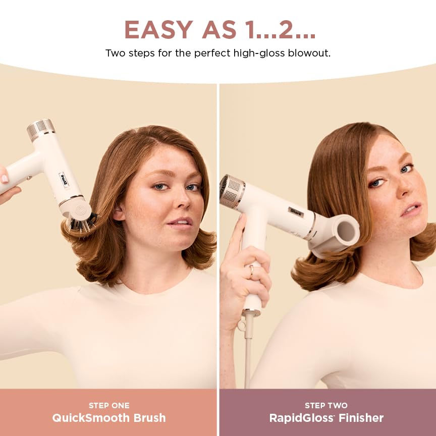 Shark lightweight design reduces arm fatigue during styling.