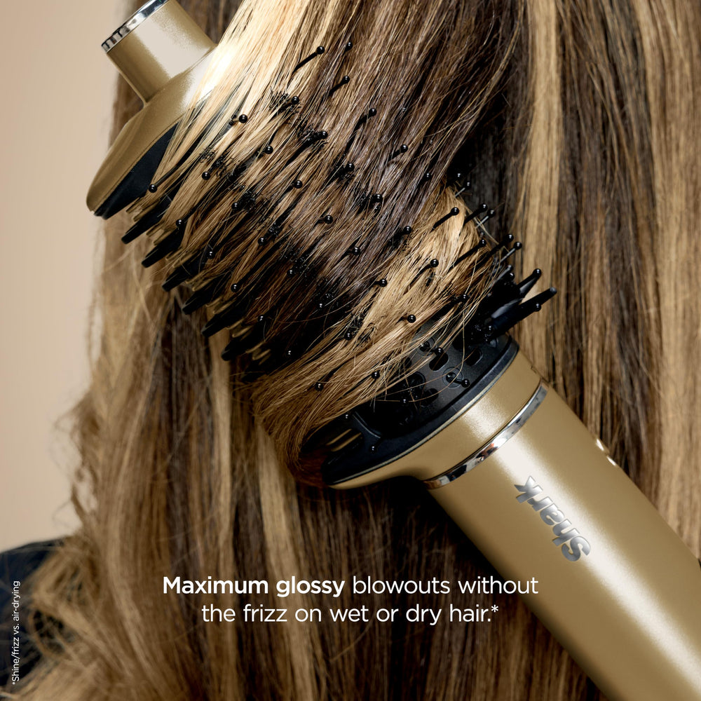 Scalp Shield protects the scalp during heat styling with adjustable temps.