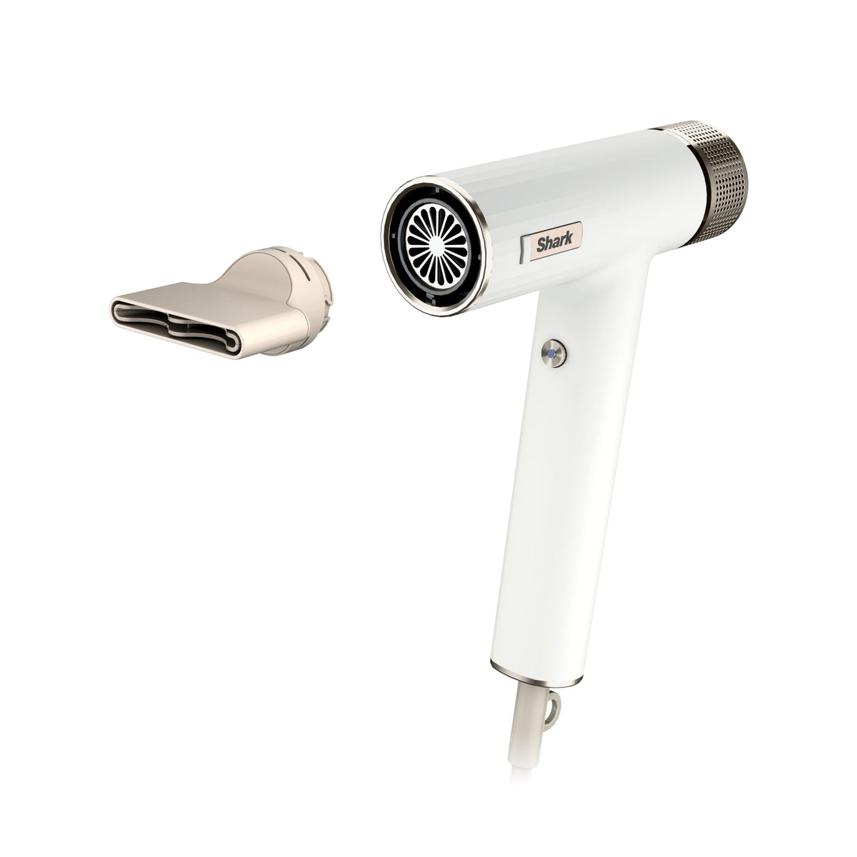 Shark SpeedStyle Essential front view showing compact dryer design for quick styling
