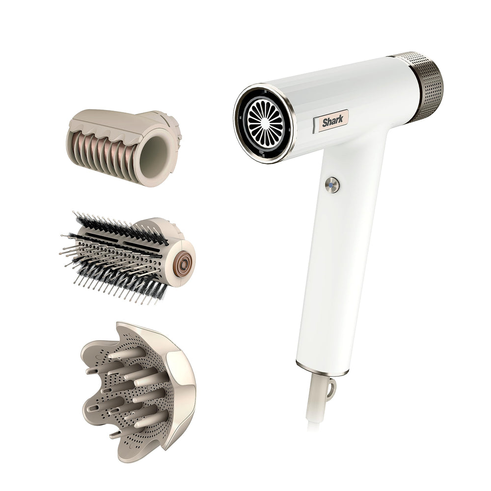 Shark SpeedStyle hair dryer for ultra-fast drying with no heat damage.