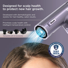 Shark SpeedStyle Pro Flex turbo concentrator nozzle promotes precise straight-styled results