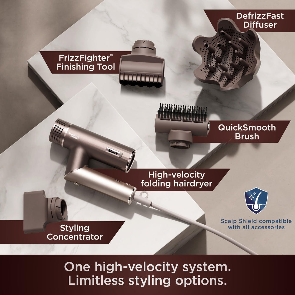 Shark SpeedStyle Pro Flex turbo concentrator for precise, sleek finishes