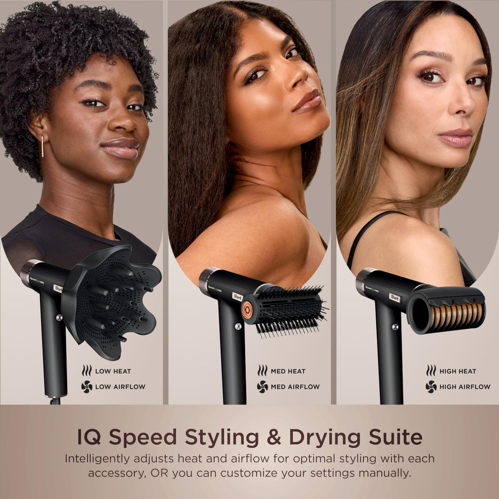 Frizzfighter in use on Shark SpeedStyle Pro to tame flyaways.