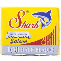 Shark straight-edge barber blade for smooth, long-lasting cuts.