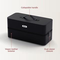 Shark XHD400SAC case shows five compartments for accessories storage