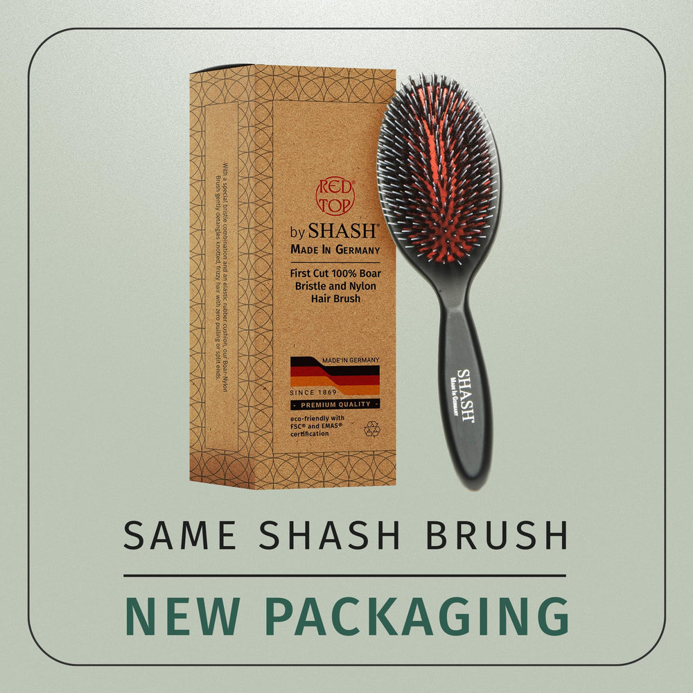 SHASH damp hair brushing technique shown to minimize pulling and breakage.