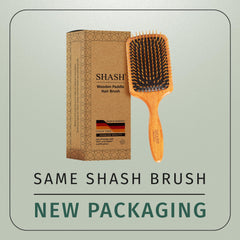 German craftsmanship SHASH brush offers durable daily-use performance with eco-sourced wood.