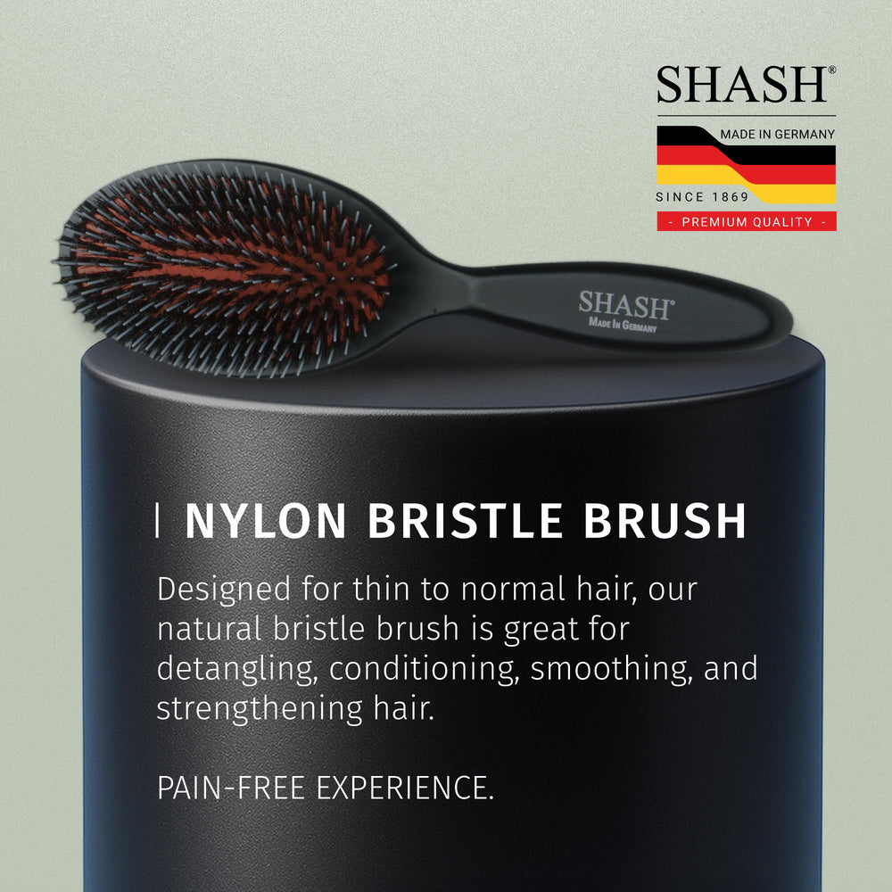 SHASH sectioned hair brush use for even styling and easier detangling.