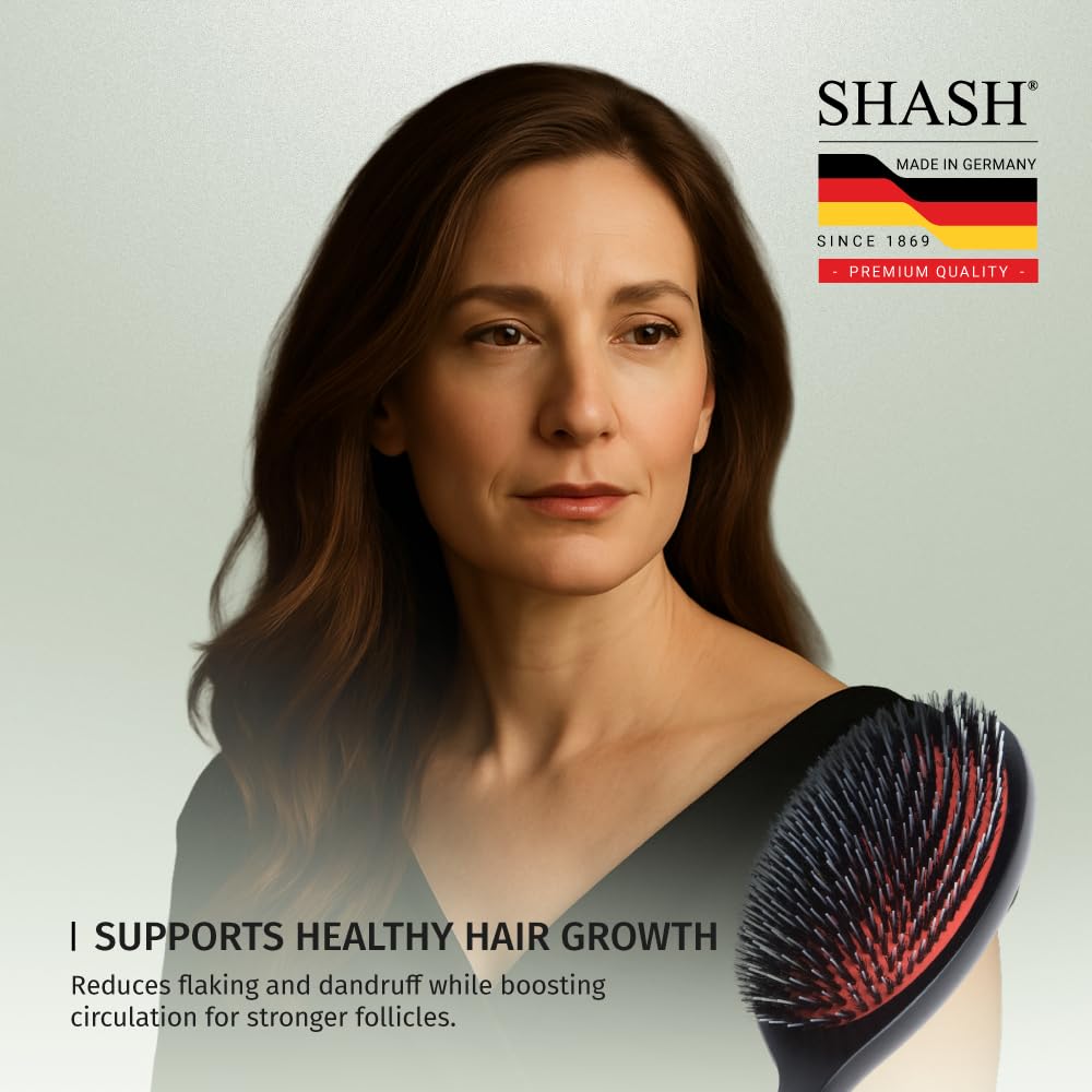 SHASH sectioned hair brushing technique for thick hair