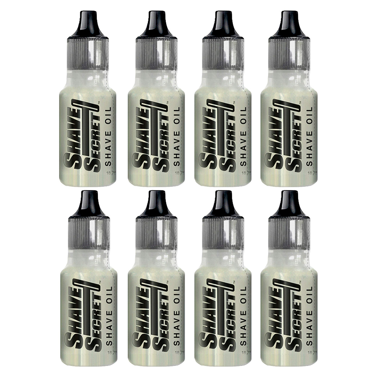 Shave Secret pack 8 bottle for a smooth shave and skin protection