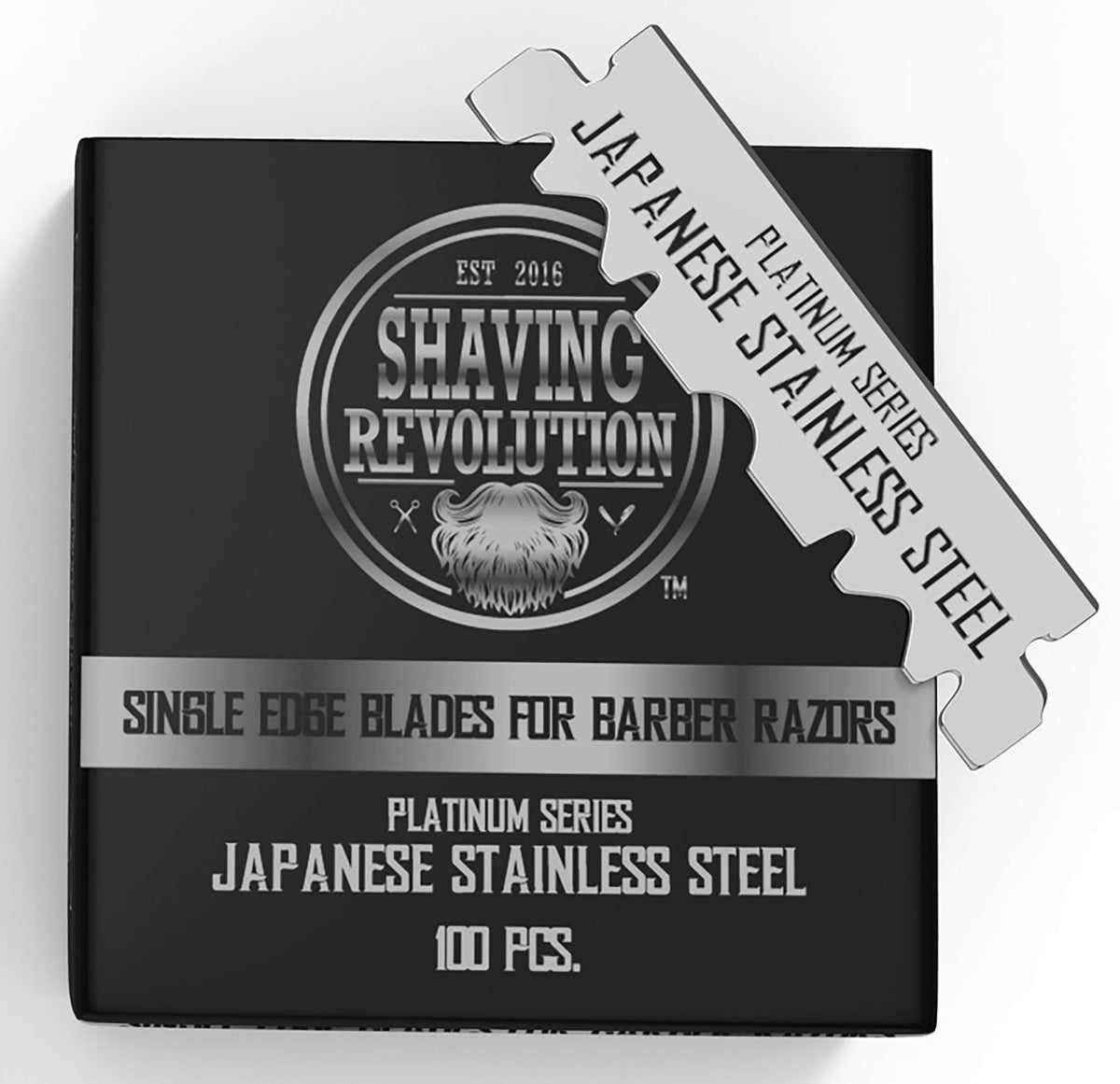 SHAVING REVOLUTION barber single edge blade close shave with durable Japanese stainless steel