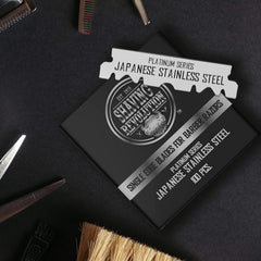SHAVING REVOLUTION barber single edge blades sharp edge for clean, precise grooming