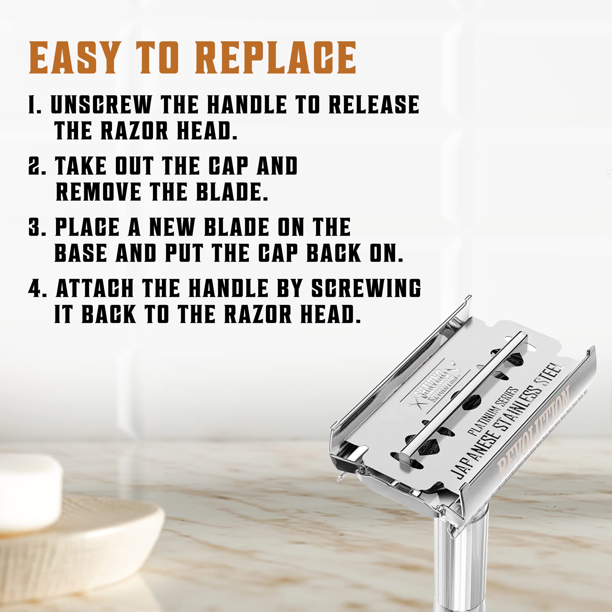 Creamy shaving cream application from SHAVING REVOLUTION for hydrating, comfortable lather.