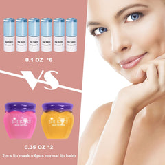 SHE LOVES Lip Mask application demonstrates easy night-time repair prep.