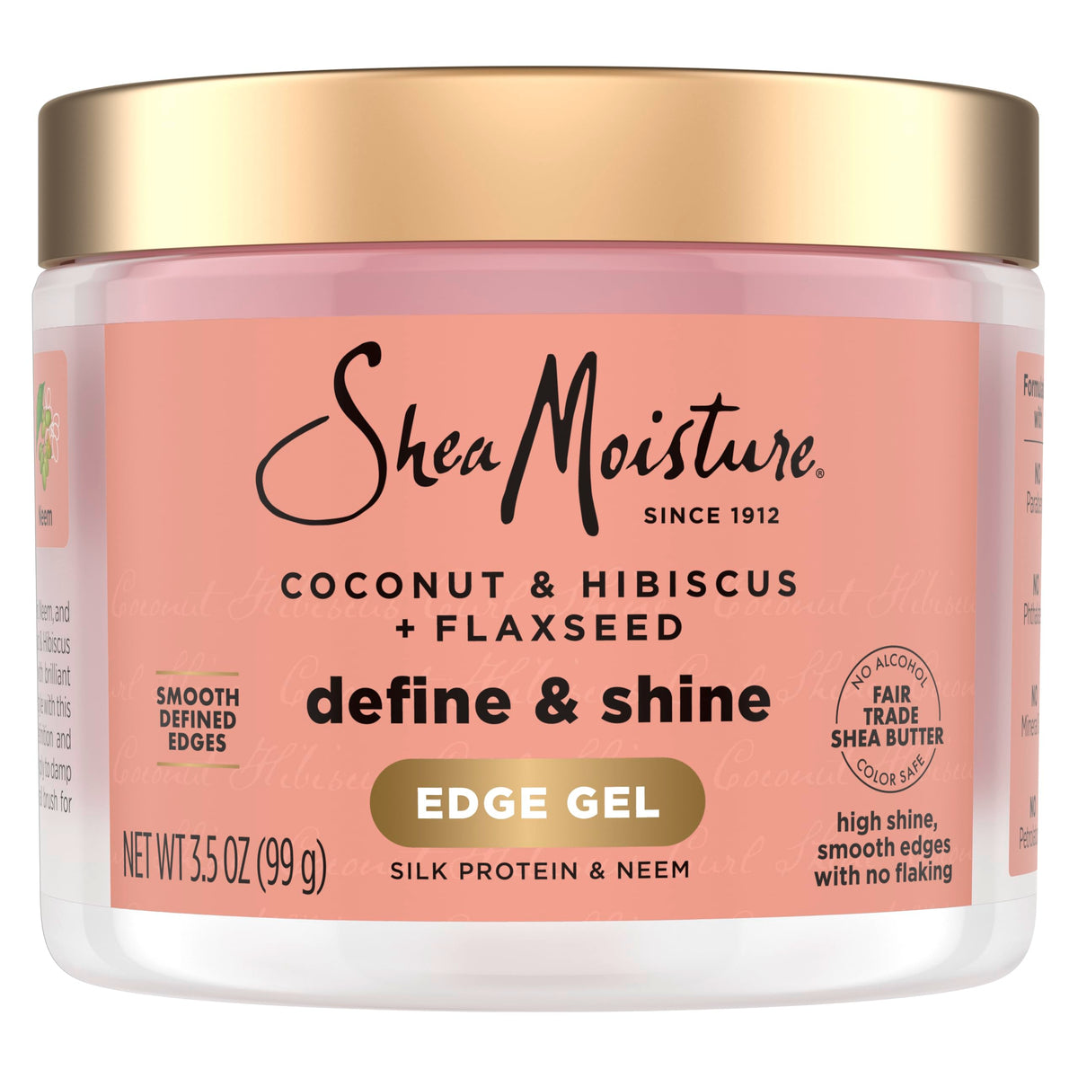 SheaMoisture Define & Shine Edge Gel hydrates and defines edges for a sleek look
