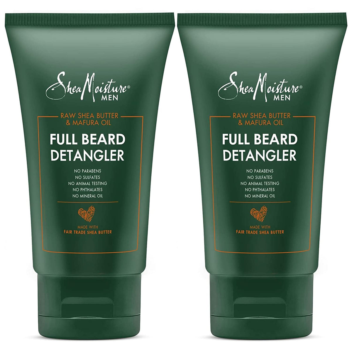 Sheamoisture Men beard detangler bottle closeup shows hydration from maracuja oil for smoother beard