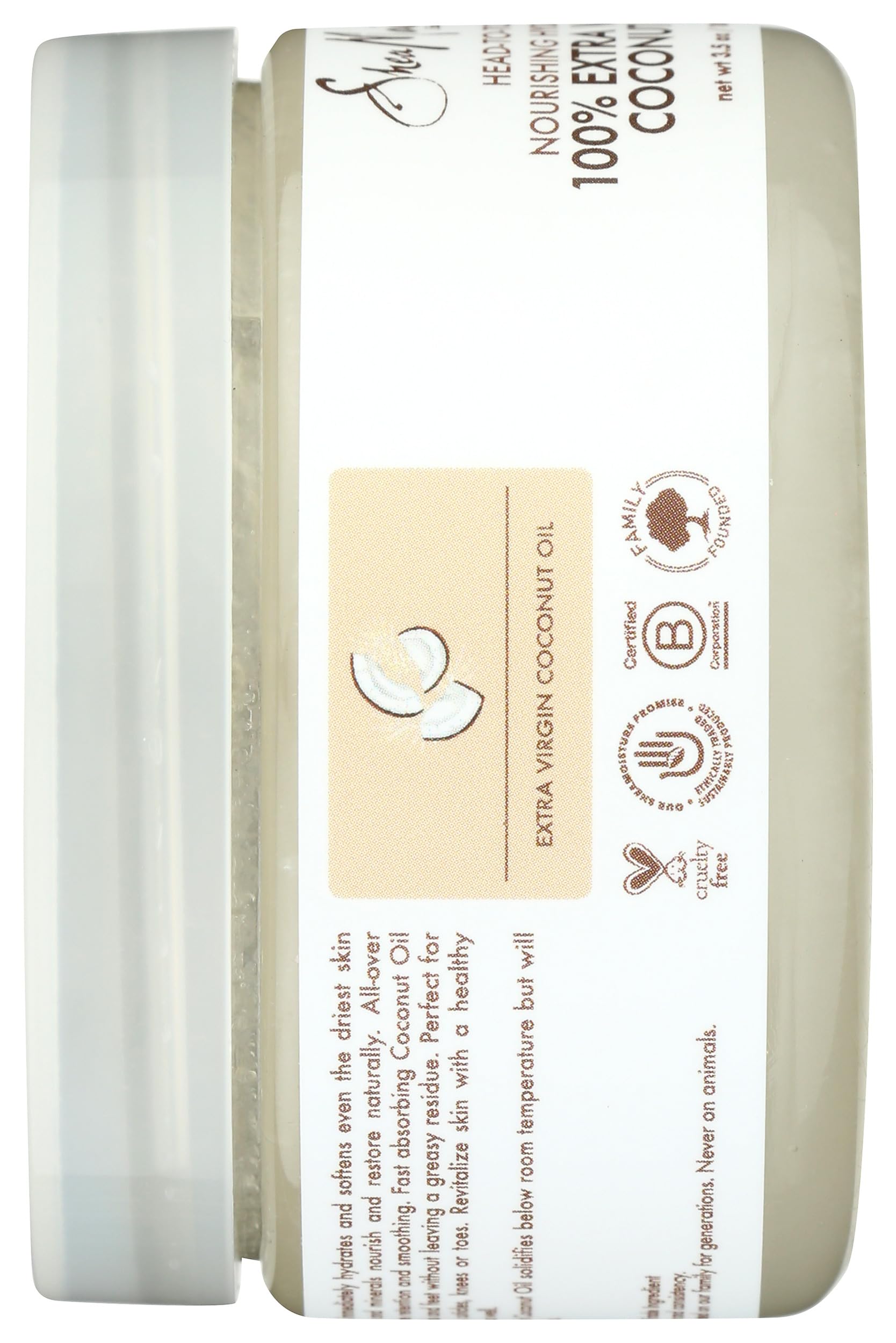 Desmaquillante suave y natural para rostro con SheaMoisture Aceite de Coco.