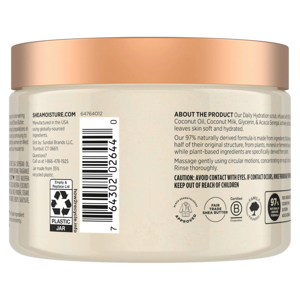 Sheamoisture aceite coco virgen botella: nutrición diaria para la piel