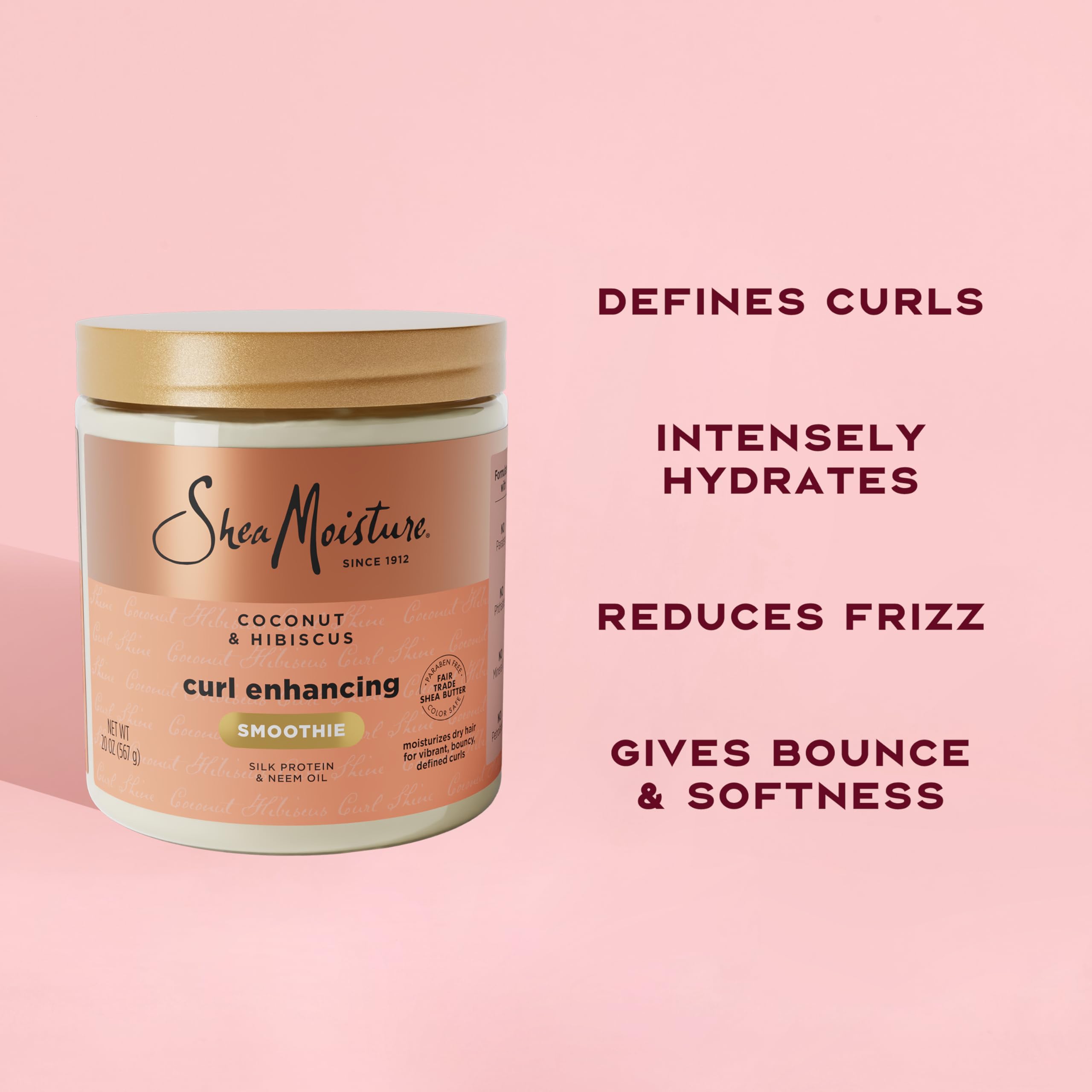 SheaMoisture: aceite de coco y seda para definición y brillo.
