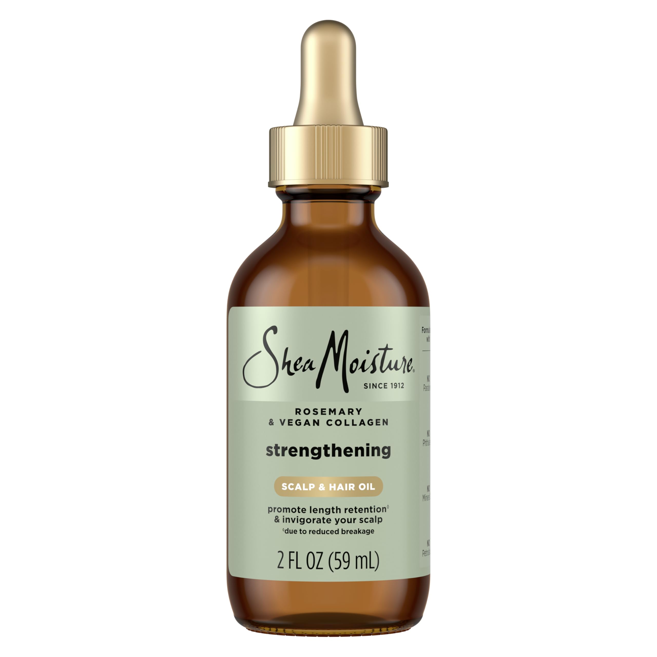 SheaMoisture Aceite Fortalecedor para cabello y cuero cabelludo, con hidratación.
