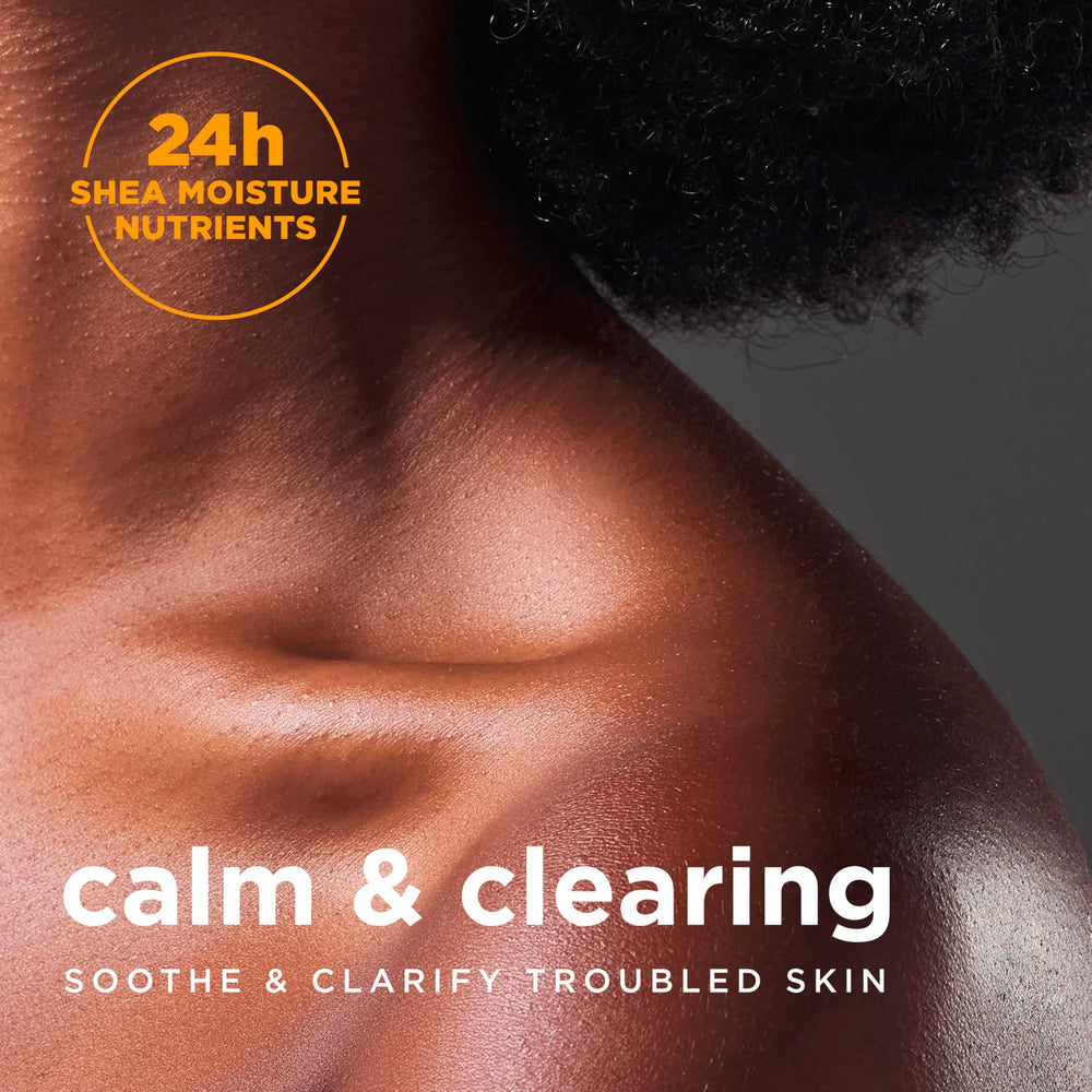 Sheamoisture African Black Soap bar provides 24h moisture for glow.