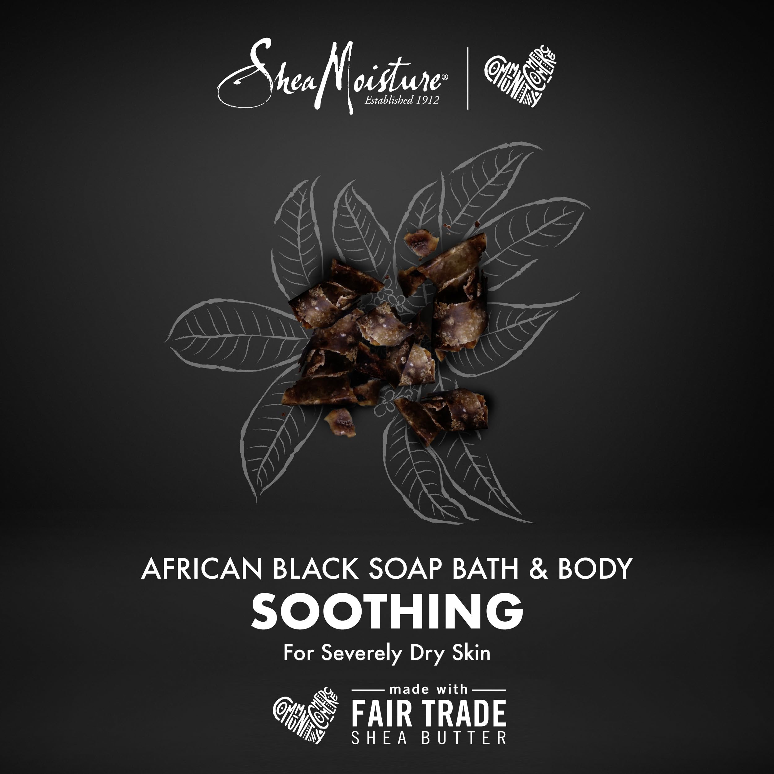Soap bar on a dish supports daily cleansing with SheaMoisture.