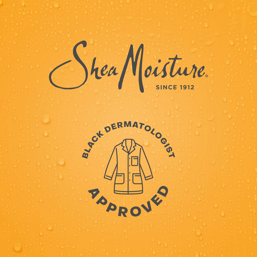 Sheamoisture bar with fair trade shea butter adds rich slip.