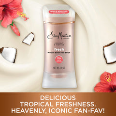 SheaMoisture aluminum-free formula for smooth, invisible wear.