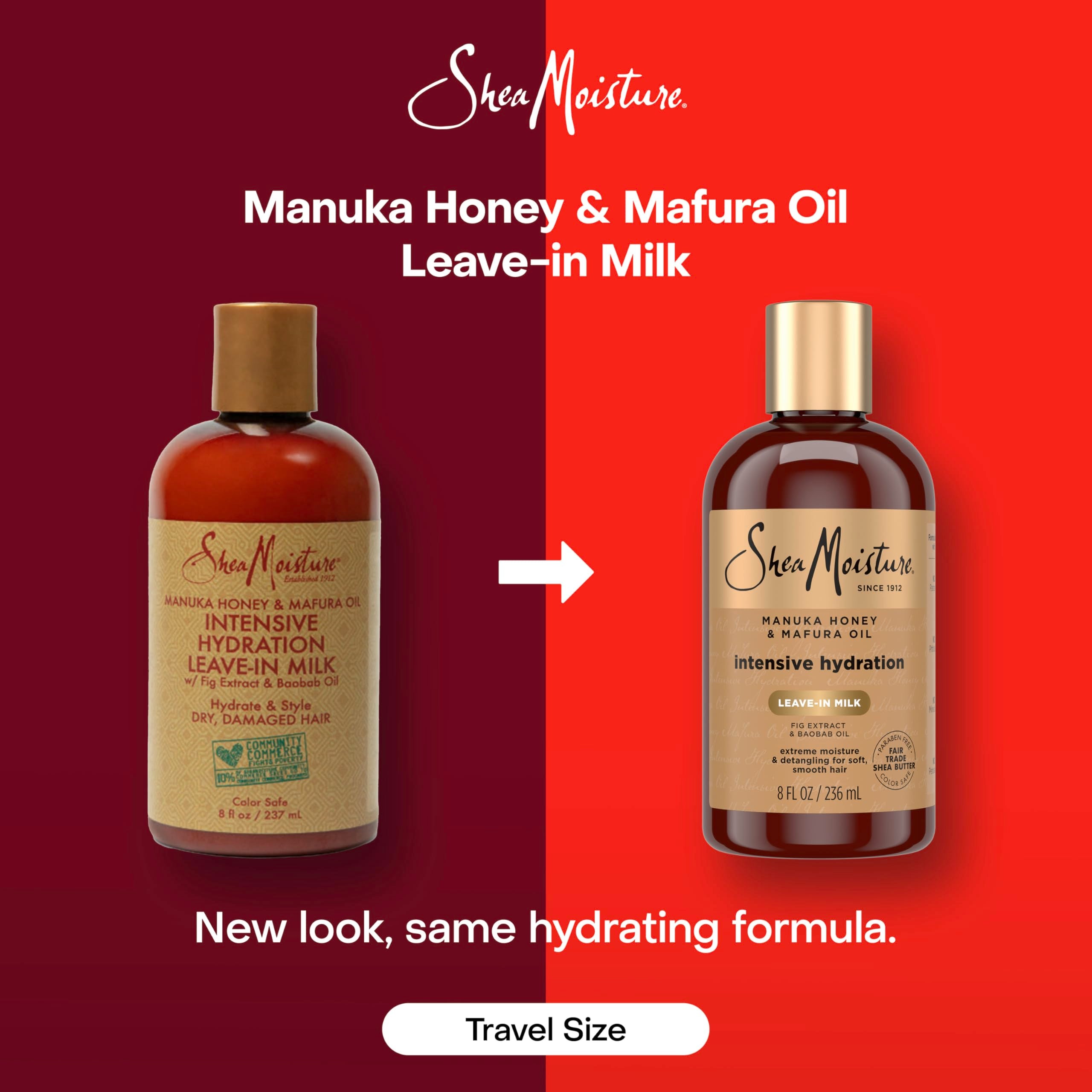 Aplicación sobre cabello húmedo con SheaMoisture, masaje suave para mayor suavidad.