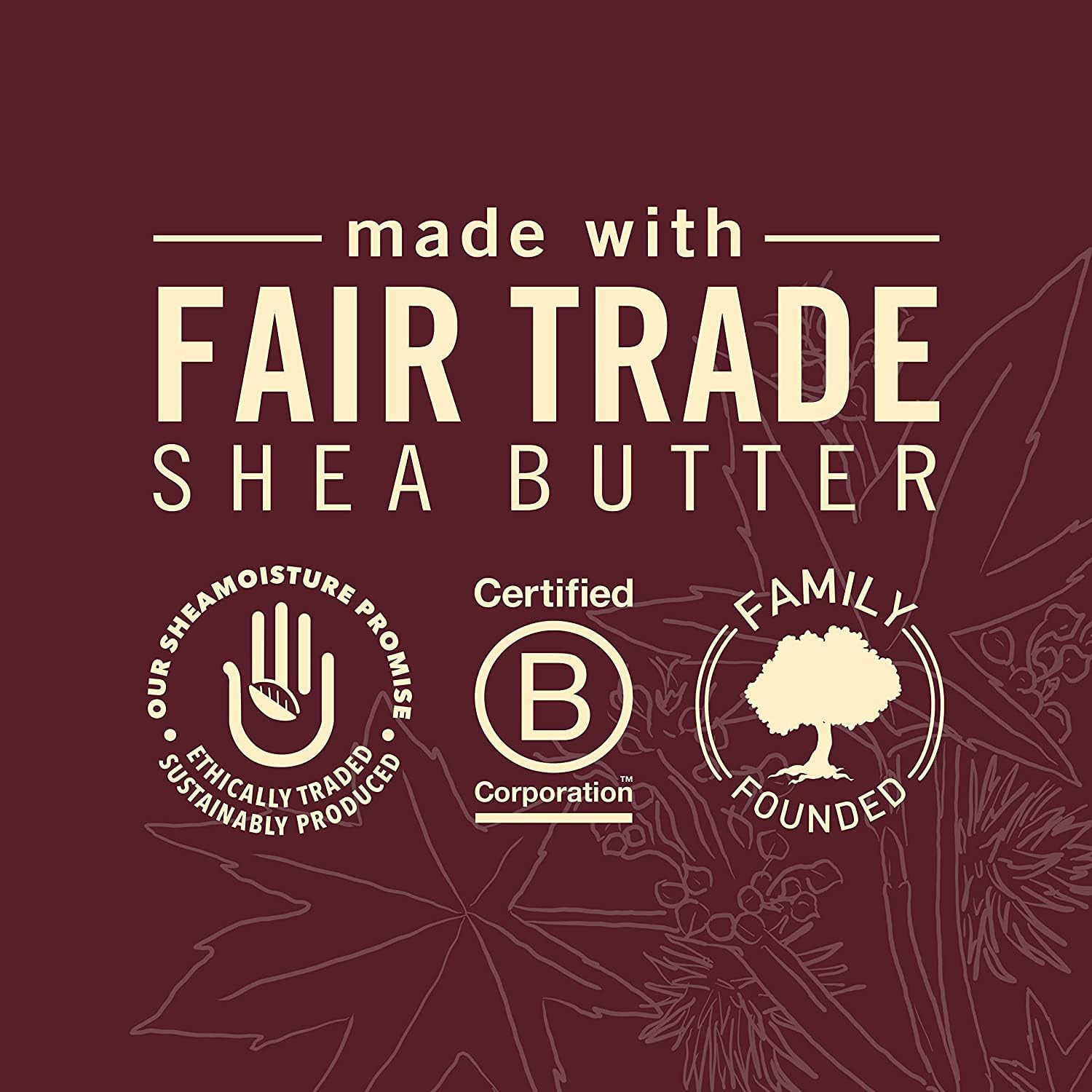 Apple cider vinegar in SheaMoisture balances hair and scalp pH