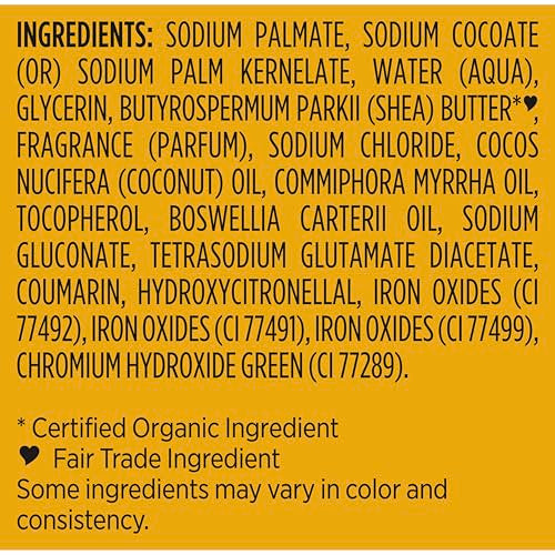 Barra SheaMoisture Jabón Recomendación: combinar con Colección Karité Cruda para mejores resultados.