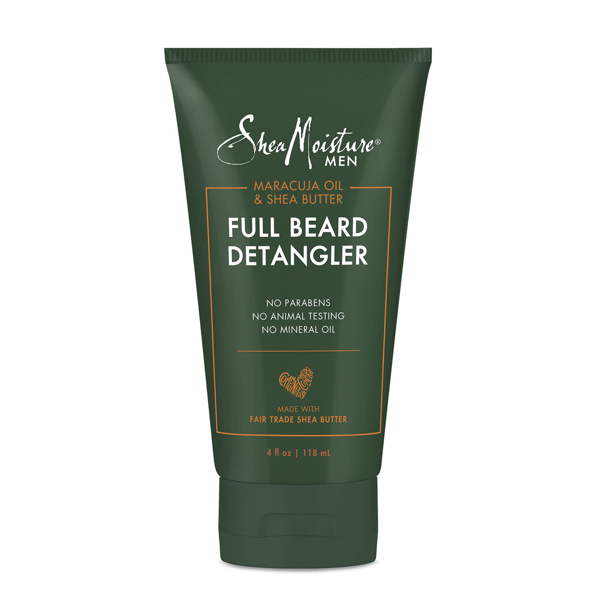 Sheamoisture beard detangler bottle eases knots for smoother grooming.