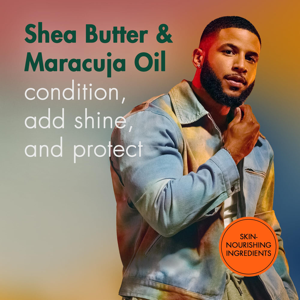 Sheamoisture beard balm tube for luxurious, touchable finish