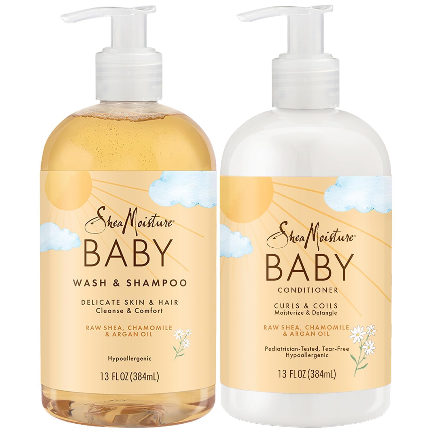 Set de cuidado SheaMoisture para bebé en estuche, ideal regalo de maternidad.