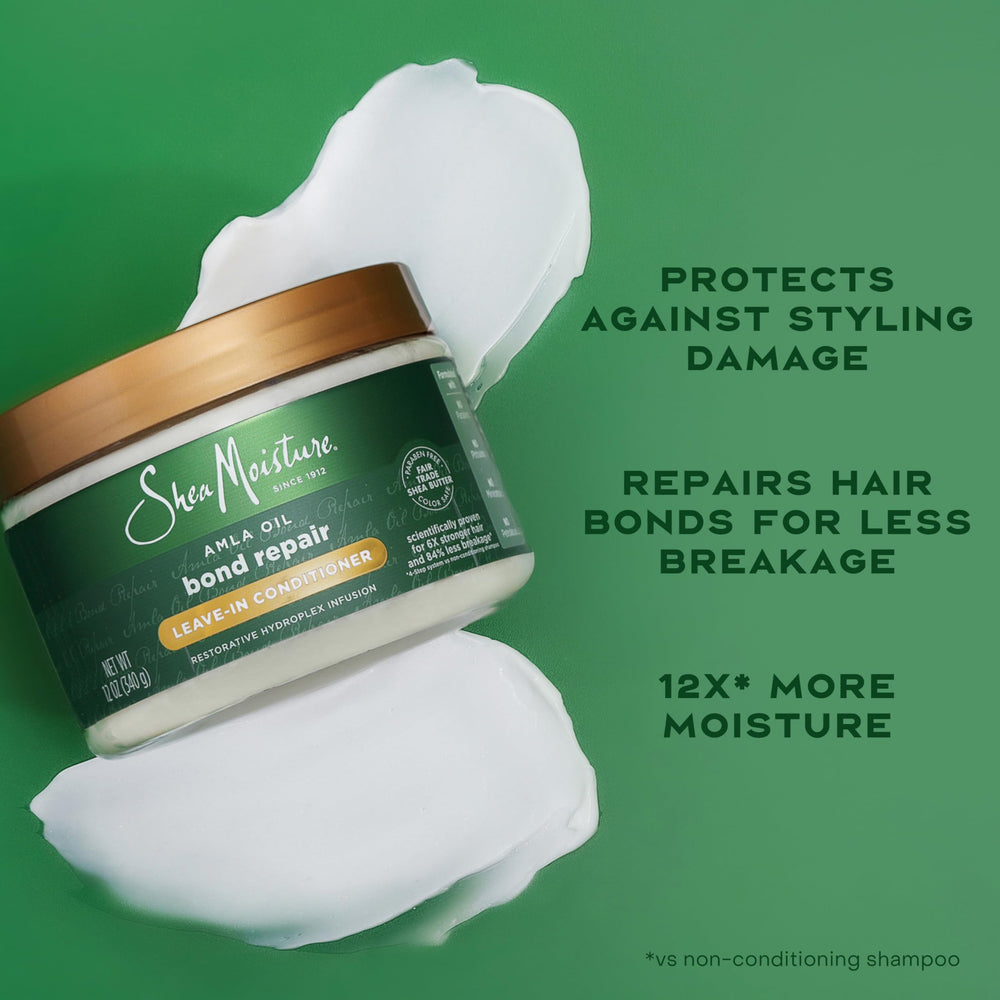 SheaMoisture Bond Repair Leave-In: aceite de amla para brillo y nutrición.