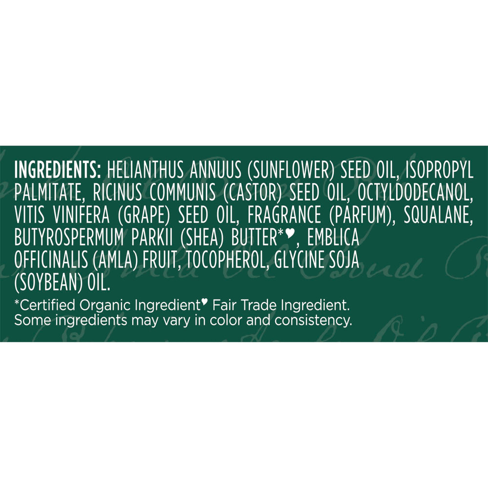 SheaMoisture Bonding Oil; manteca de karité de comercio justo y sostenibilidad.