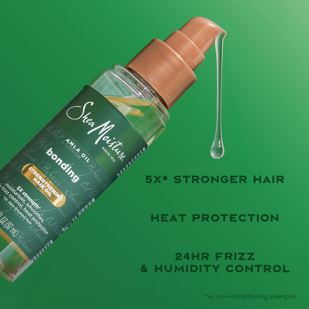 SheaMoisture Bonding Oil; protección de calor ligero para peinado diario.