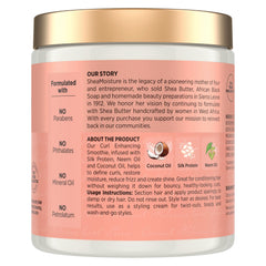 SheaMoisture: brillo e hidratación para rizos con tacto sedoso.