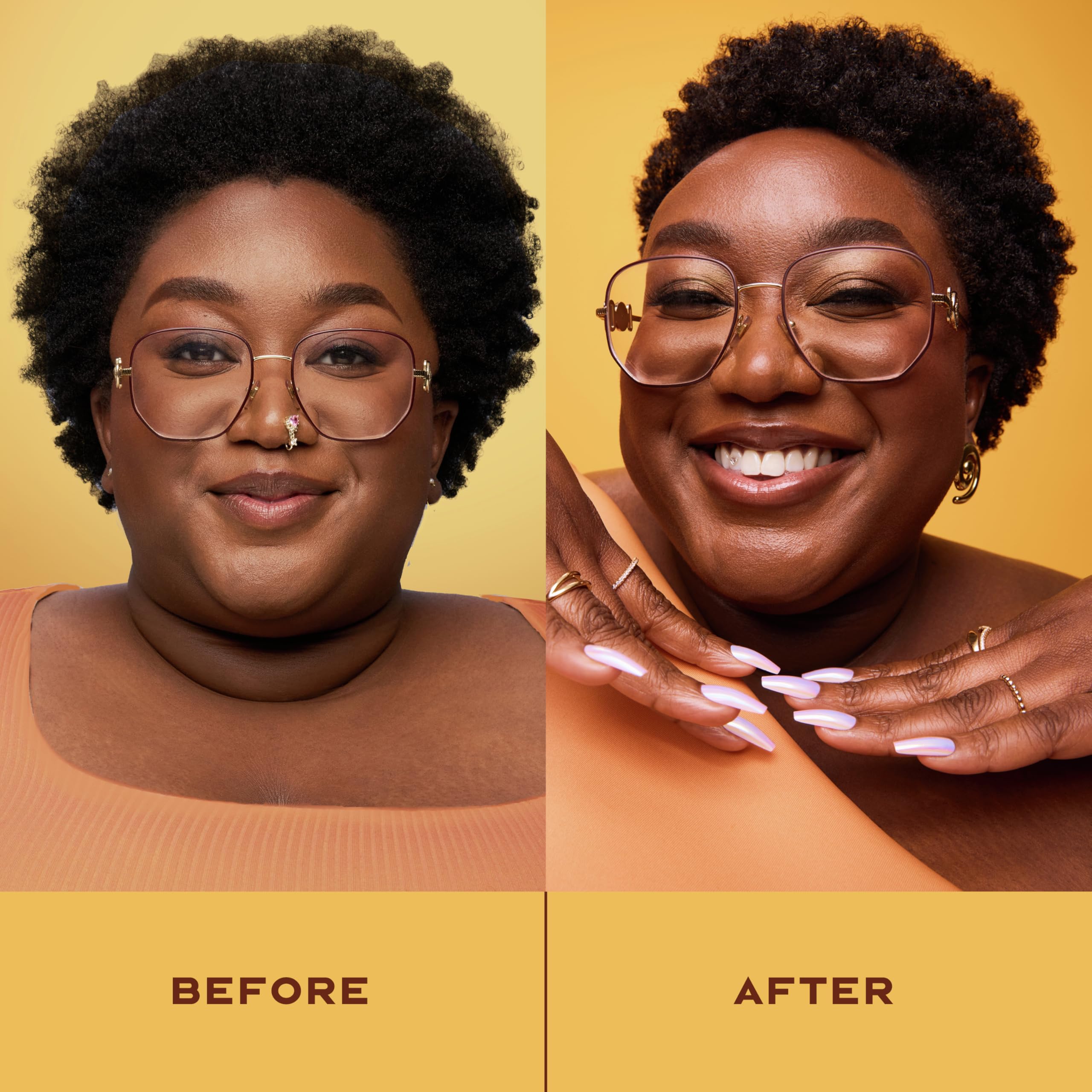 Sheamoisture cabello-brillo-suave, definición visible.