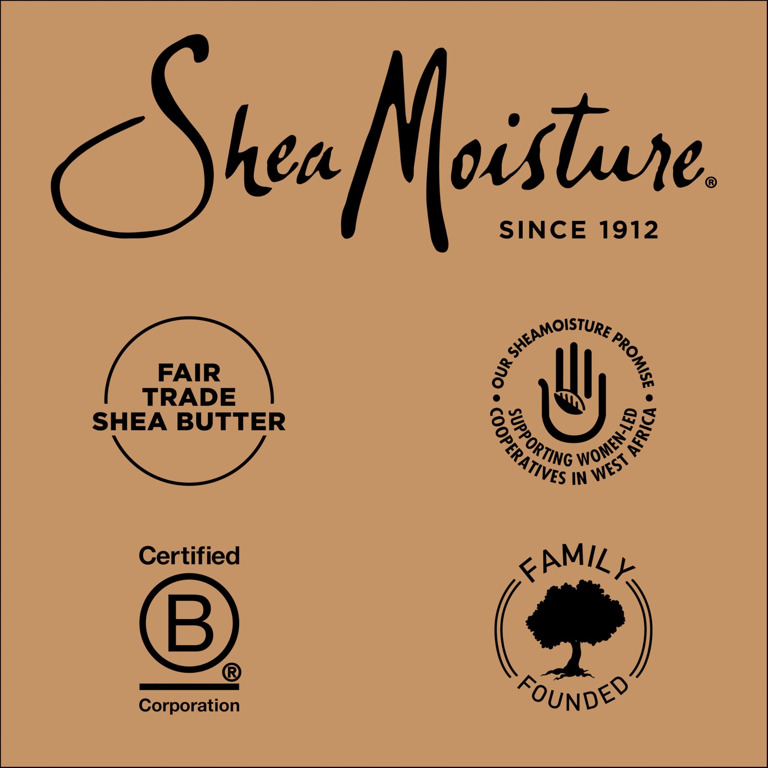 SheaMoisture Champú manteca de karité y aceites suavizan el cabello.