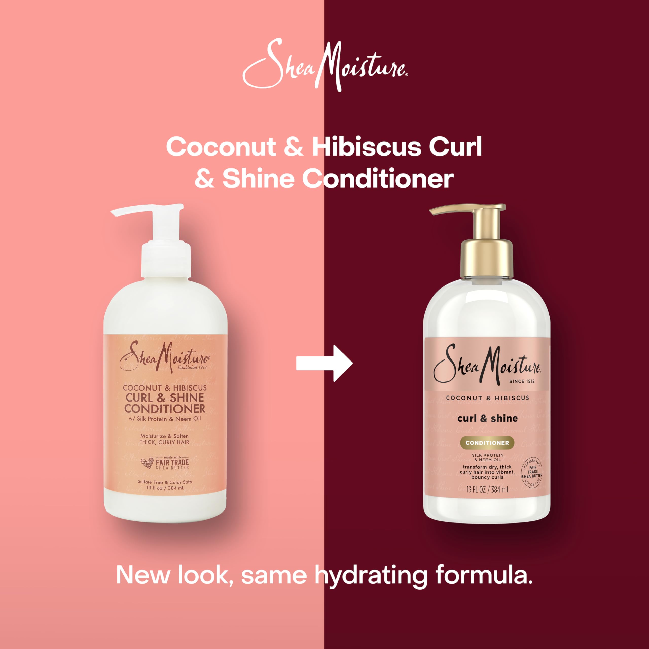 Aplicación con peine para desenredar rizos con SheaMoisture Coco Hibisco.