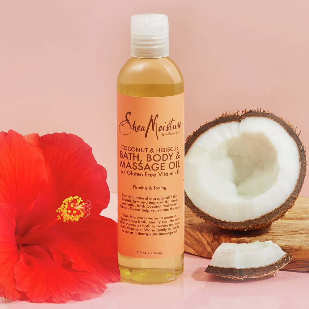 SheaMoisture Coco Hibisco: uso en la ducha para cuidado corporal.