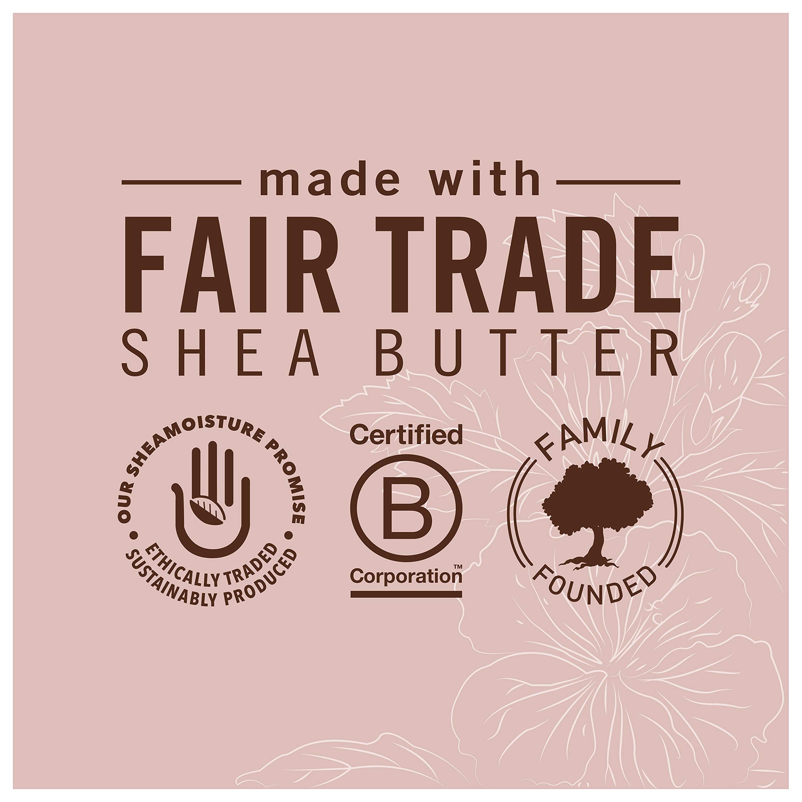 Aroma a coco e hibisco para rutina de peinado SheaMoisture