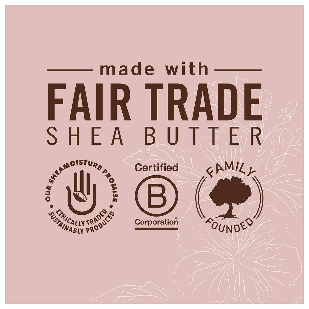 Aroma a coco e hibisco para rutina de peinado SheaMoisture