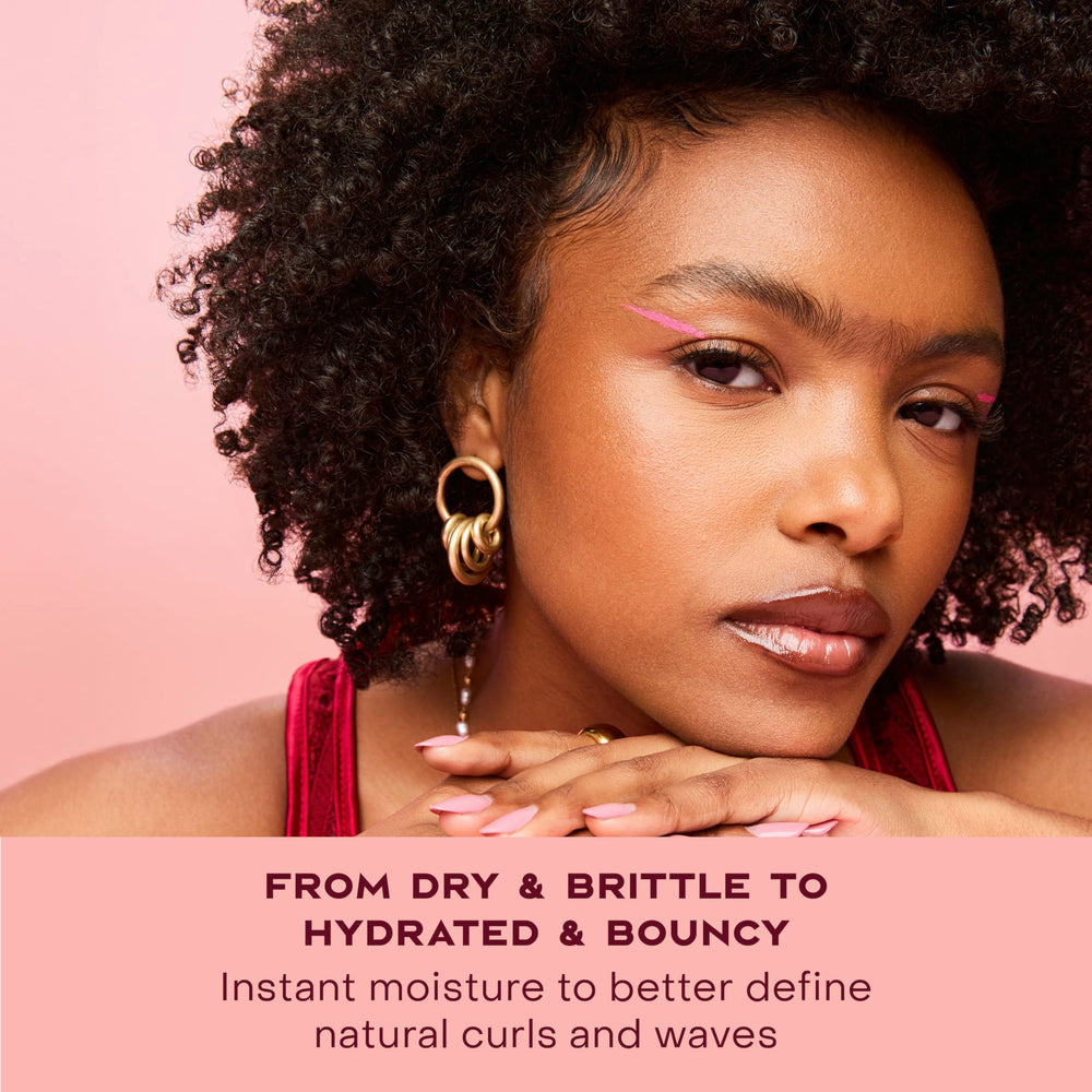 SheaMoisture Coco Hibisco champú, control de frizz y humedad para rizos definidos.