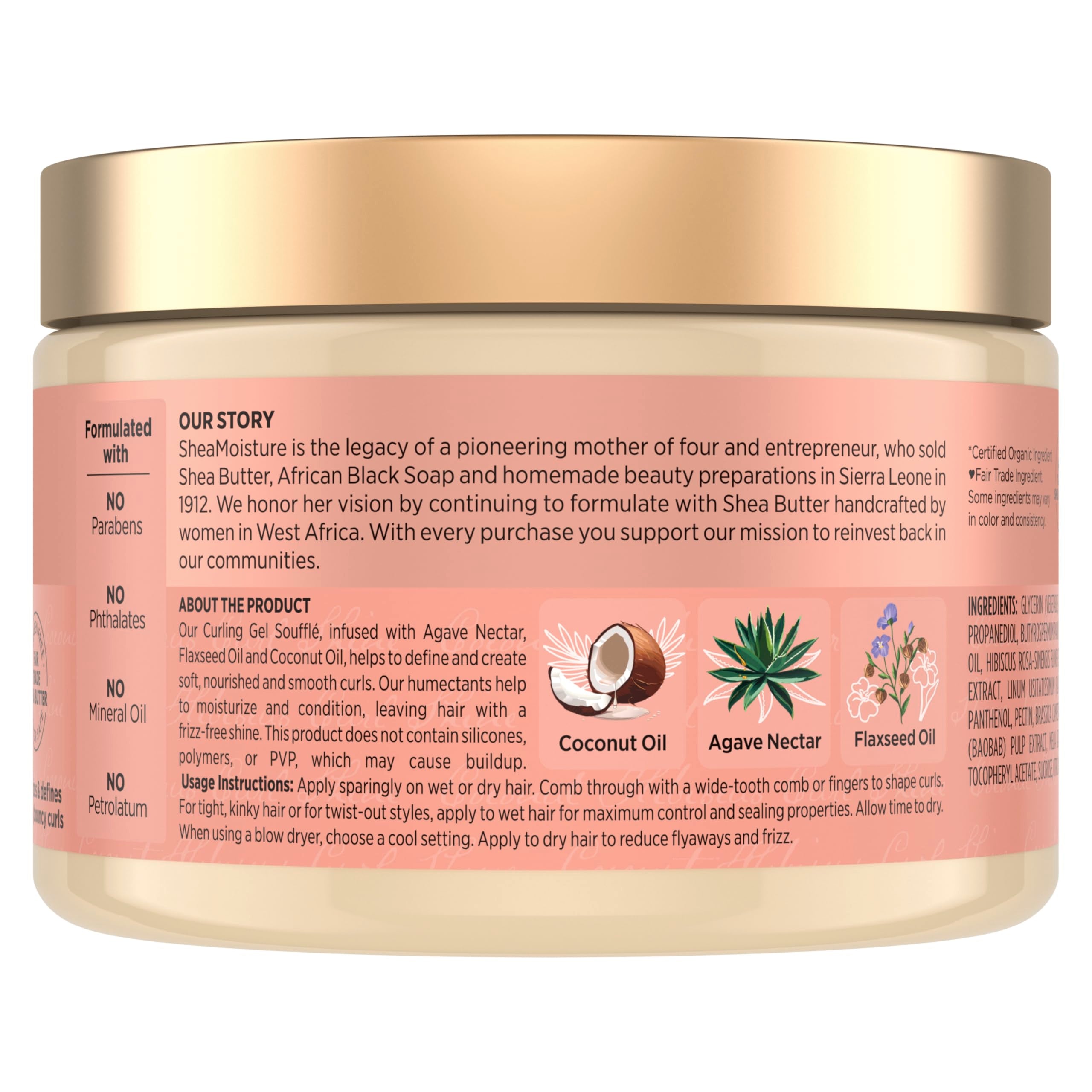 SheaMoisture Curl Soufflé control frizz en rizos definidos