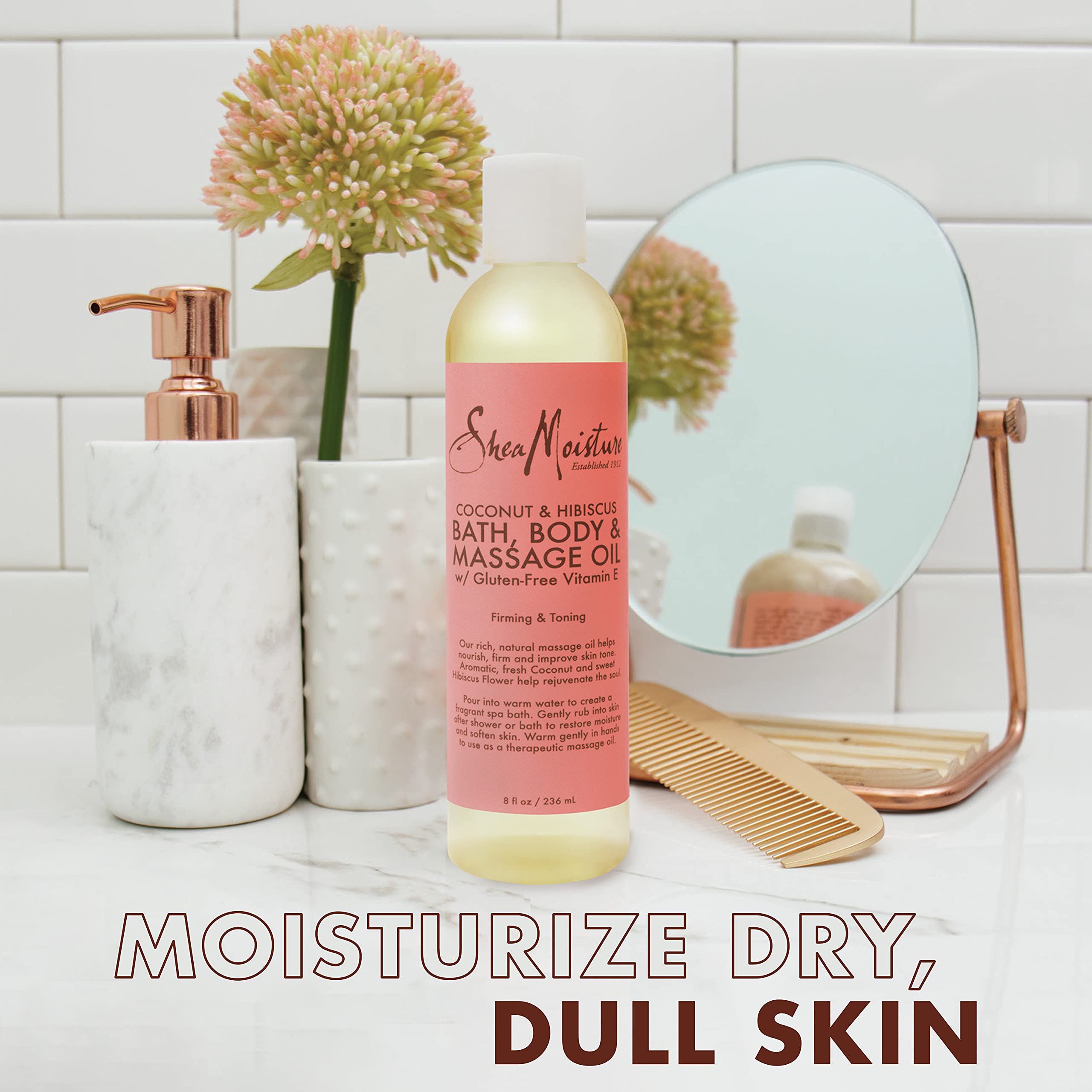 SheaMoisture Coco Hibisco: hidratación diaria para piel seca.
