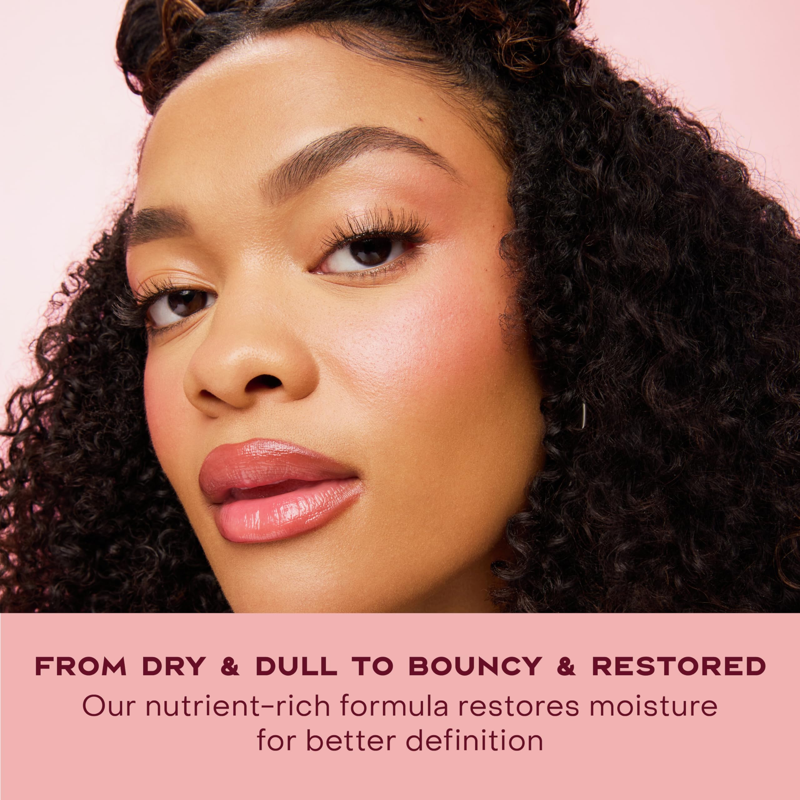 SheaMoisture Coconut and Hibiscus hair mask 11.5 oz tub ready for use.